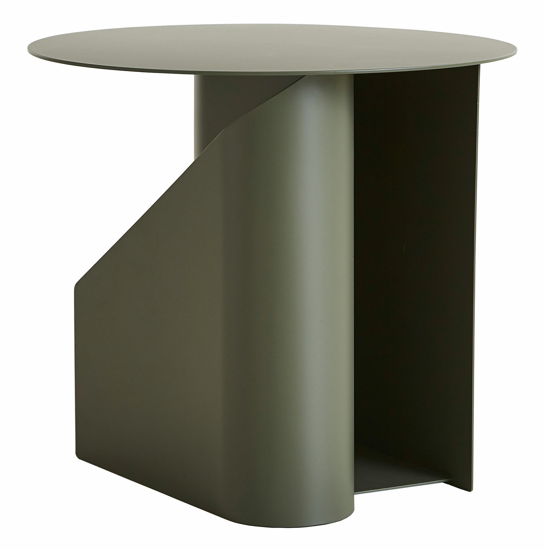 Side table "Sentrum", version dusty green by Woud
