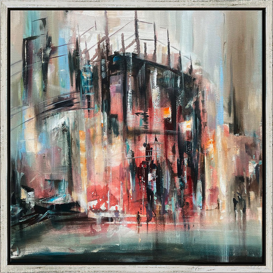 Picture "New Origin" (2022) (Original / Unique piece), framed by Robert Hettich