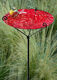 Garden Stake / Birdbath incl. Bird, glass