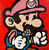 Beeld "Pink Mario" (2023) (Uniek stuk)