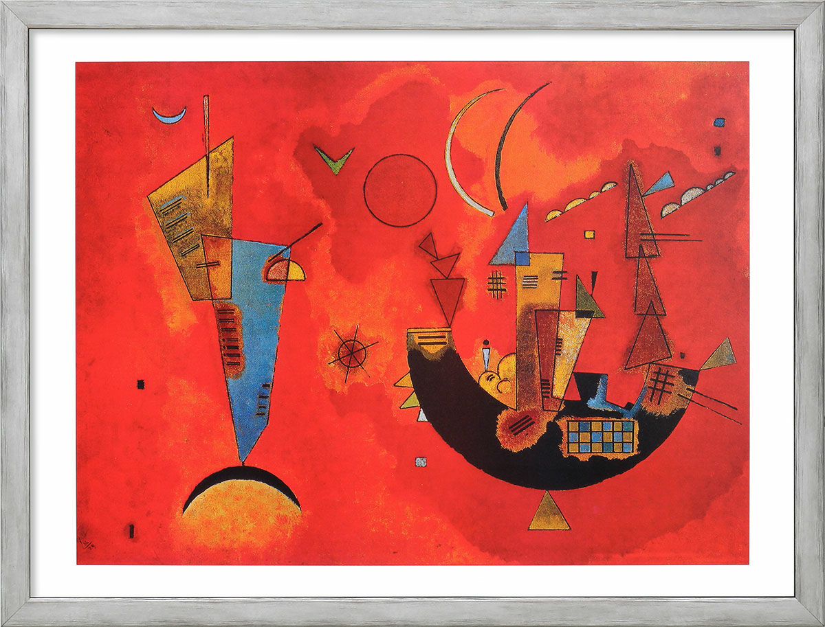 Picture "For and Against" (1929), framed by Wassily Kandinsky