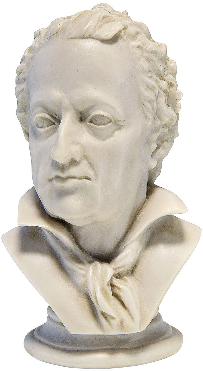 Busto de Goethe, versión de mármol artificial