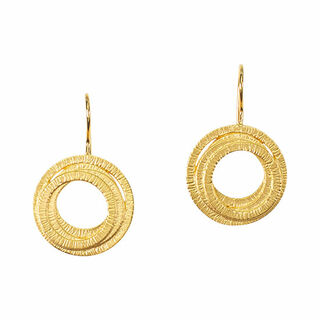 Boucles d'oreilles "Golden Circles" (cercles d'or)