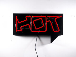 Wall object "HOT" (2020) by Doppeldenk