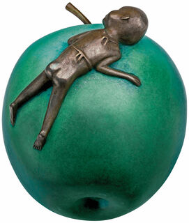 Sculpture "The little Prince" (2015), bronze by Chen Jinqing