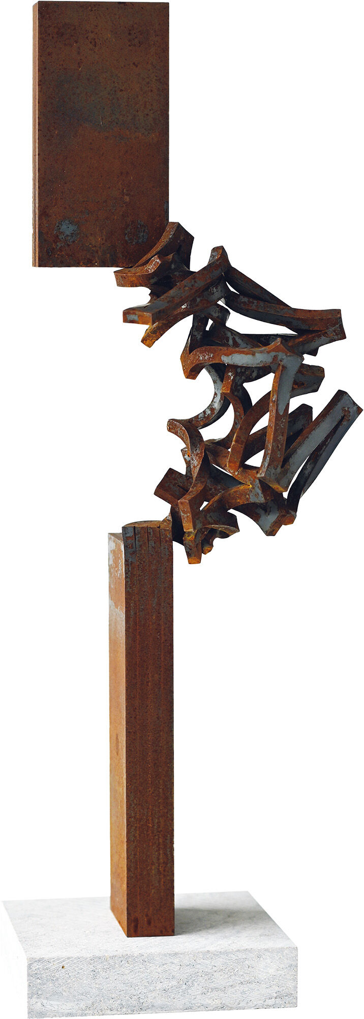 Sculpture "Rotation XXVIII" (2021), steel by Thomas Röthel