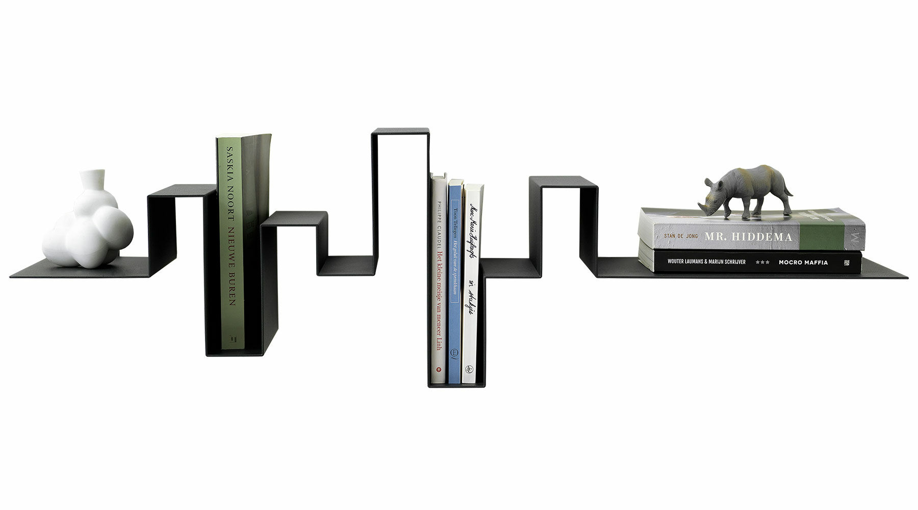 Wall shelf "Storylines" (without decoration), anthracite version by Frederik Roijé Design