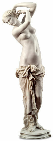 Skulptur "La Toilette de Venus" (1855), Kunstmarmor von Jean-Baptiste Carpeaux