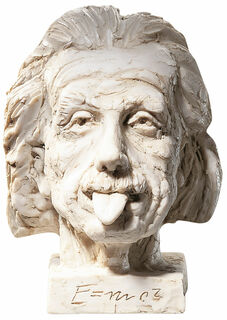 "Head of Einstein" (small), cast