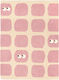 Tæppe "Owl rosé" (120 x 170 cm) af Bleuu-Studio