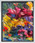 Bild "Blumengarten VII" (2023) (Original / Unikat), gerahmt