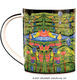 Magic Mug "Grass for those who cry", Porzellan von Friedensreich Hundertwasser