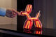 Kabellose LED-Dekolampe "Balloon Dog Chromatic Rot", dimmbar - nach Jeff Koons von Lexon