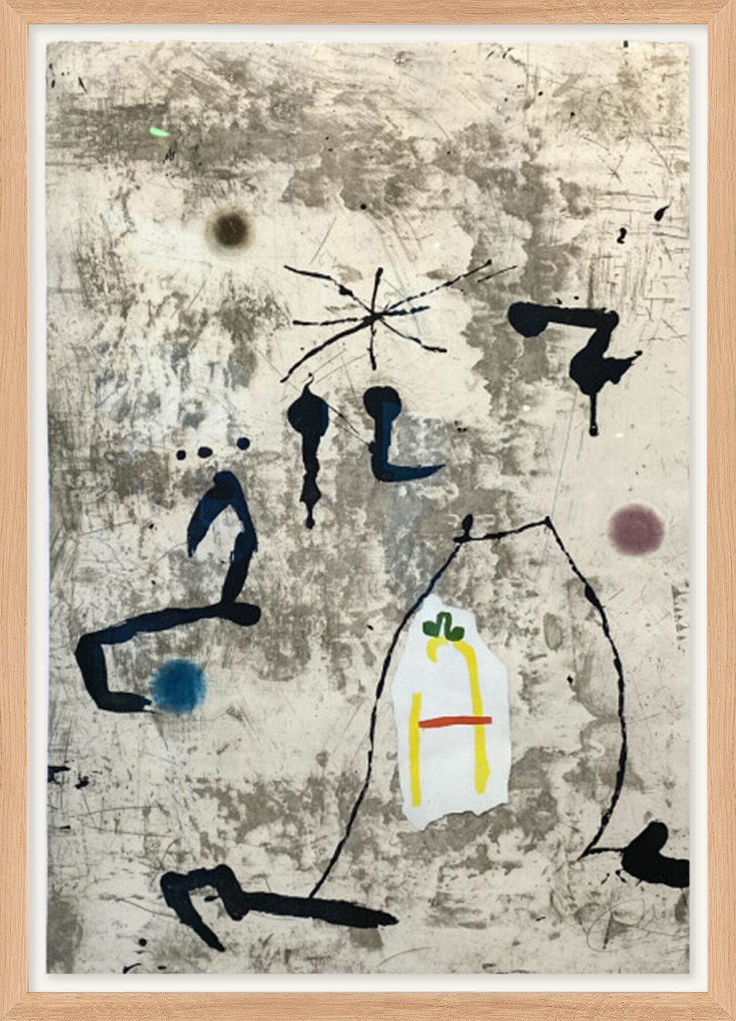 Tableau "Personatge I Estels V" (1979) von Joan Miró