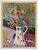 Schilderij "Boeket wilde bloemen" (1922), ingelijst