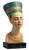 Bust of Queen Nefertiti (reduction), hand-painted cast