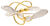 Broche "Aleteo - Slagvleugels"