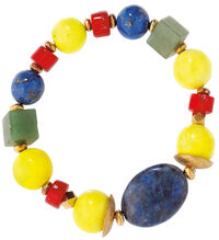 Armband "Blauer Reiter" mit zentralem Lapislazuli
