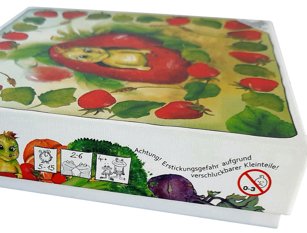 Jeu de cartes et de cartons "Rita Raupe" (pour les enfants à partir de 4 ans) de Logofrosch