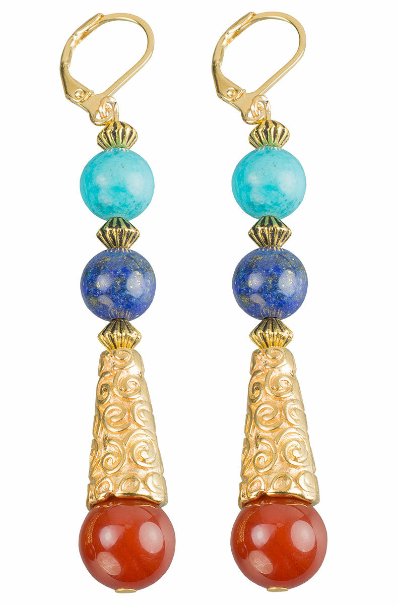 Earrings "Nefertiti" by Petra Waszak