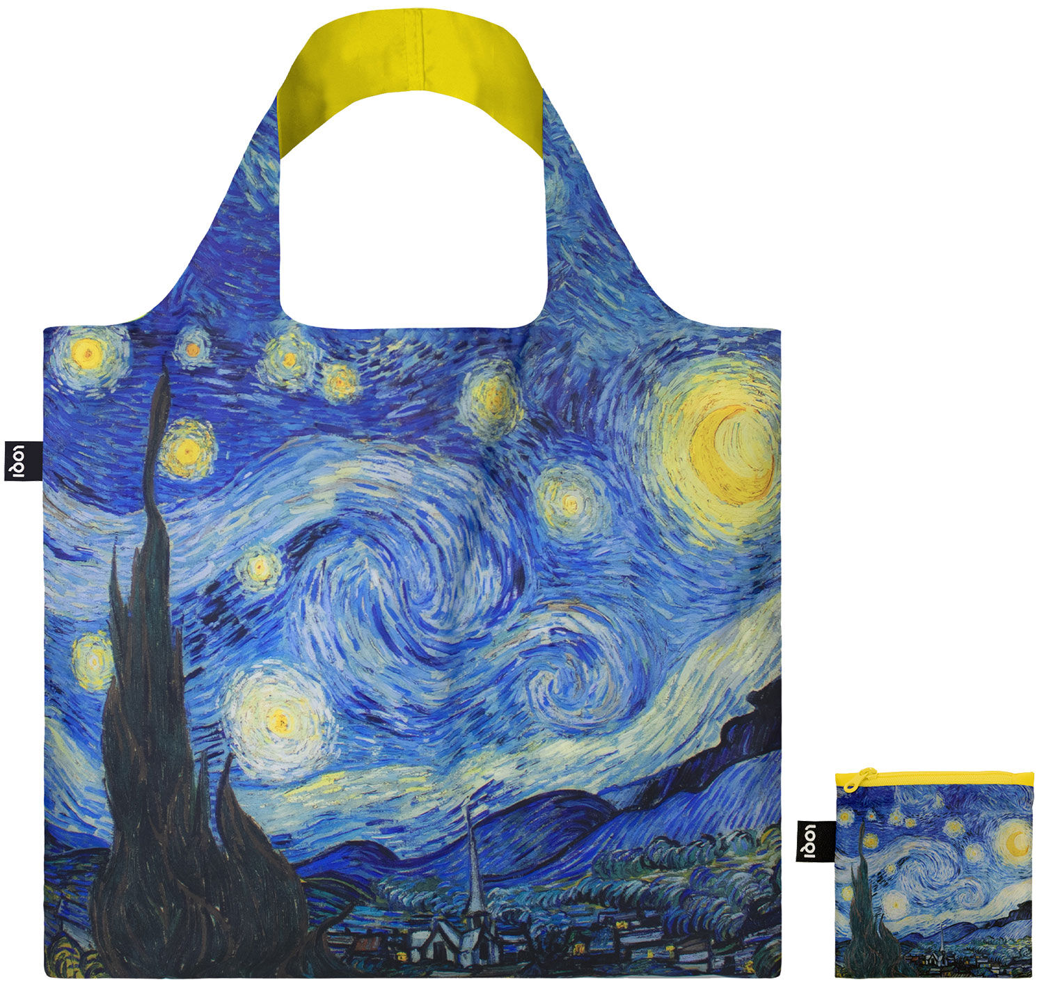 Tragetasche "Starry Night - Sternennacht" von Vincent van Gogh