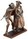 Skulpturengruppe "Faust und Mephisto", Reduktion in Kunstbronze von Mathieu Molitor