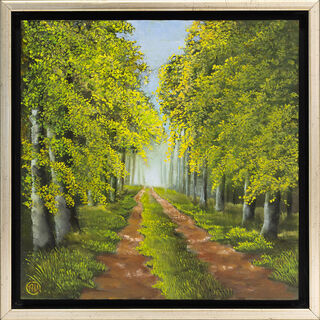 Obraz "Beech Avenue" (2026) (Originál / Unikát), zarámováno