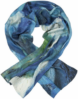 Wool scarf "High Camber Wave" by Emil Nolde