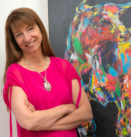 Portrait of the artist Nicole Leidenfrost