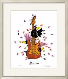 Picture "Rabazamba Guitar" (2021), framed