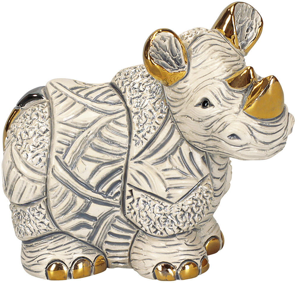 Keramikfigur "Weißes Nashorn"