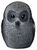 Glass object "Owl Black", small version