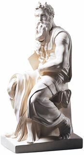 Sculpture "Moses" (1513-16), reduction in artificial marble by Michelangelo Buonarroti