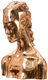 Büste "Meditation" (2023), Bronze von Michael Tolloy