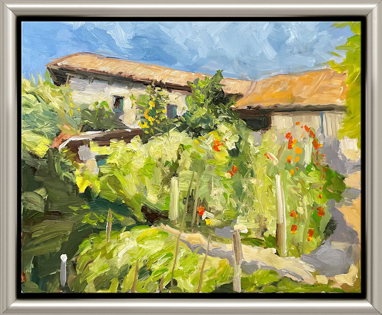 Bild "Bella Italia" (2022) (Original / Unikat), gerahmt von Anke Gruss