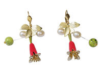 Boucles d'oreilles "Fuchsia