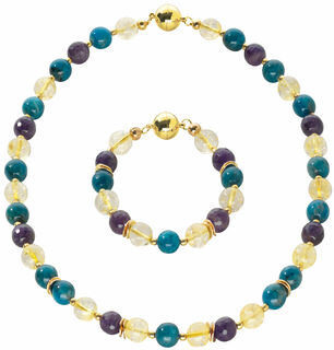 Pearl jewellery set "Calypso"