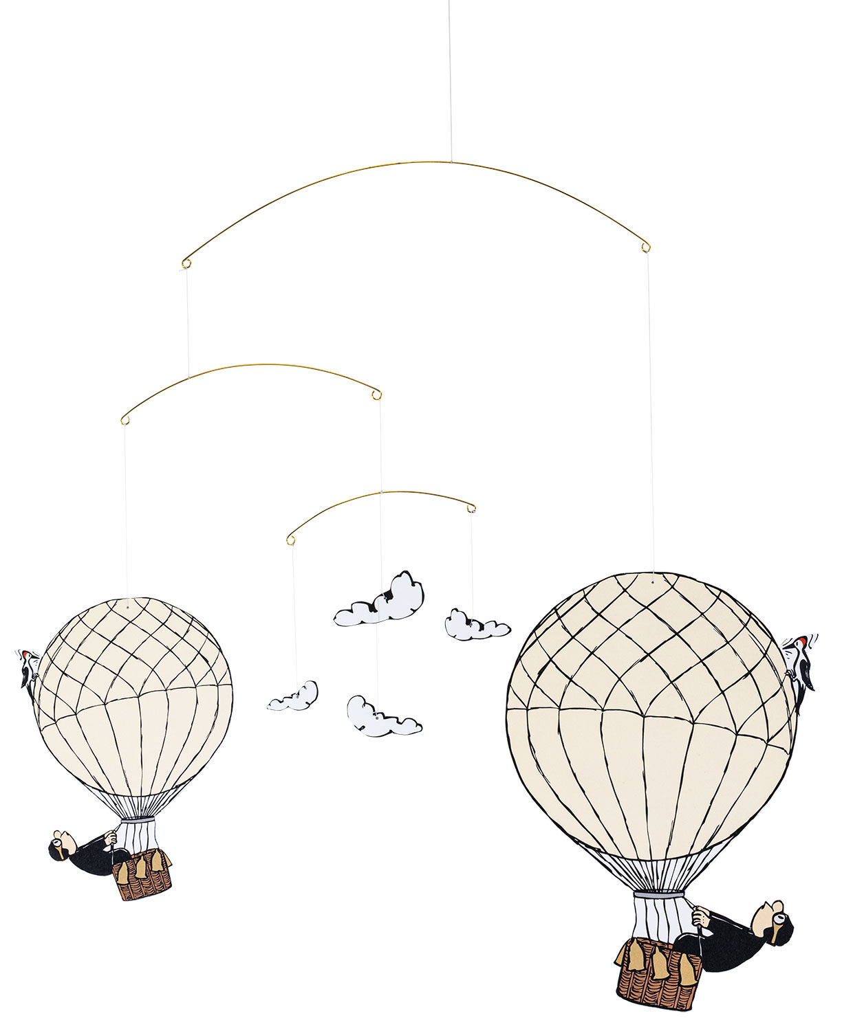 Decken-Mobilé "Der Ballonfahrer" von Loriot