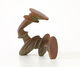 Socha "Hraniční signály IV" (2006), bronz od Alejandra Ruddoff