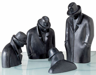 Sculptural group "Sequence", bonded bronze version by Siegfried Neuenhausen