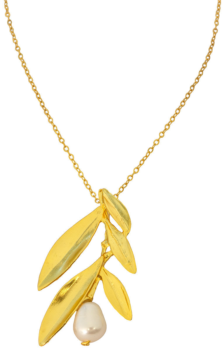Necklace "Avelia" with pearl
