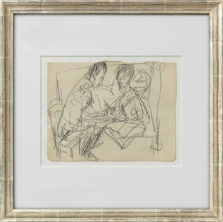 Picture "Couple Talking" (around 1909)