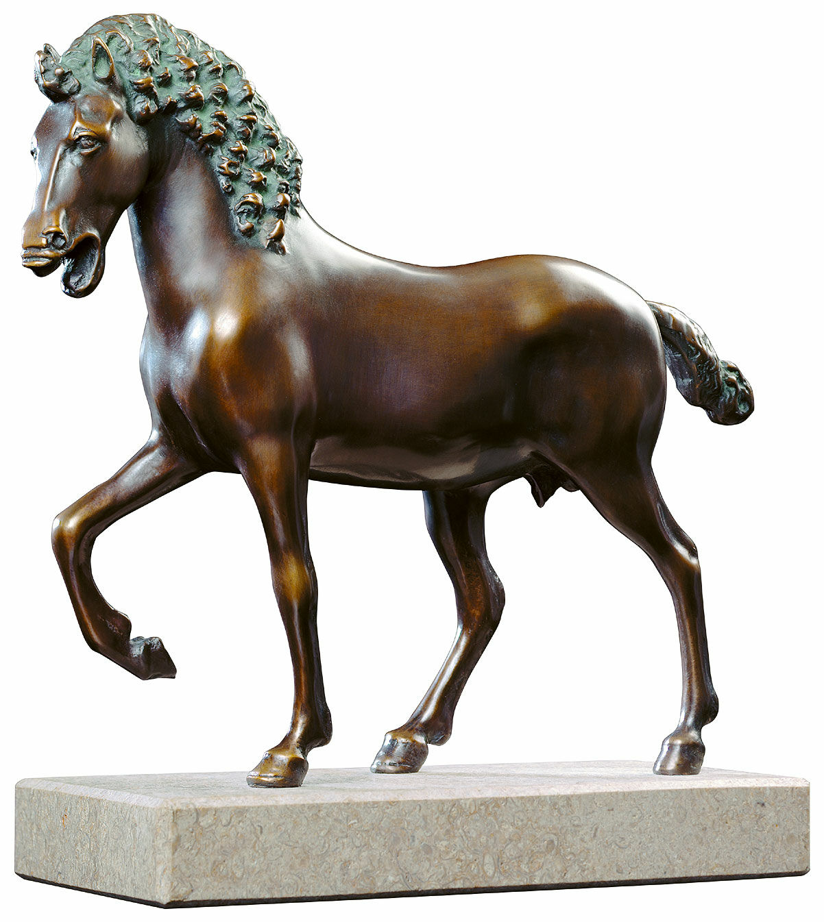Sculpture "Cavallo" (c. 1492), bronze by Leonardo da Vinci