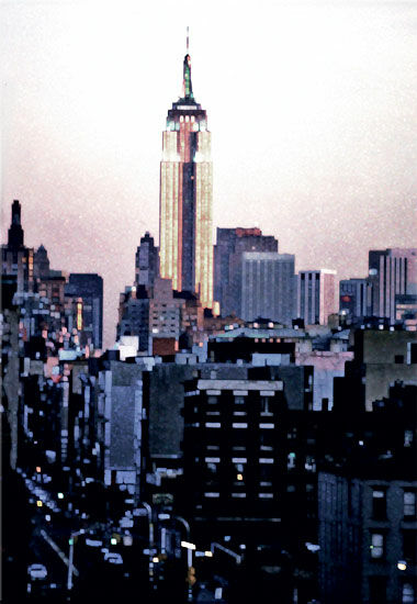 Bild "Empire State", auf Keilrahmen von Werner Pawlok