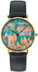 Montre-bracelet d'artiste « Le quartier du Temple à Pert » – d'après Paul Klee – Unisexe