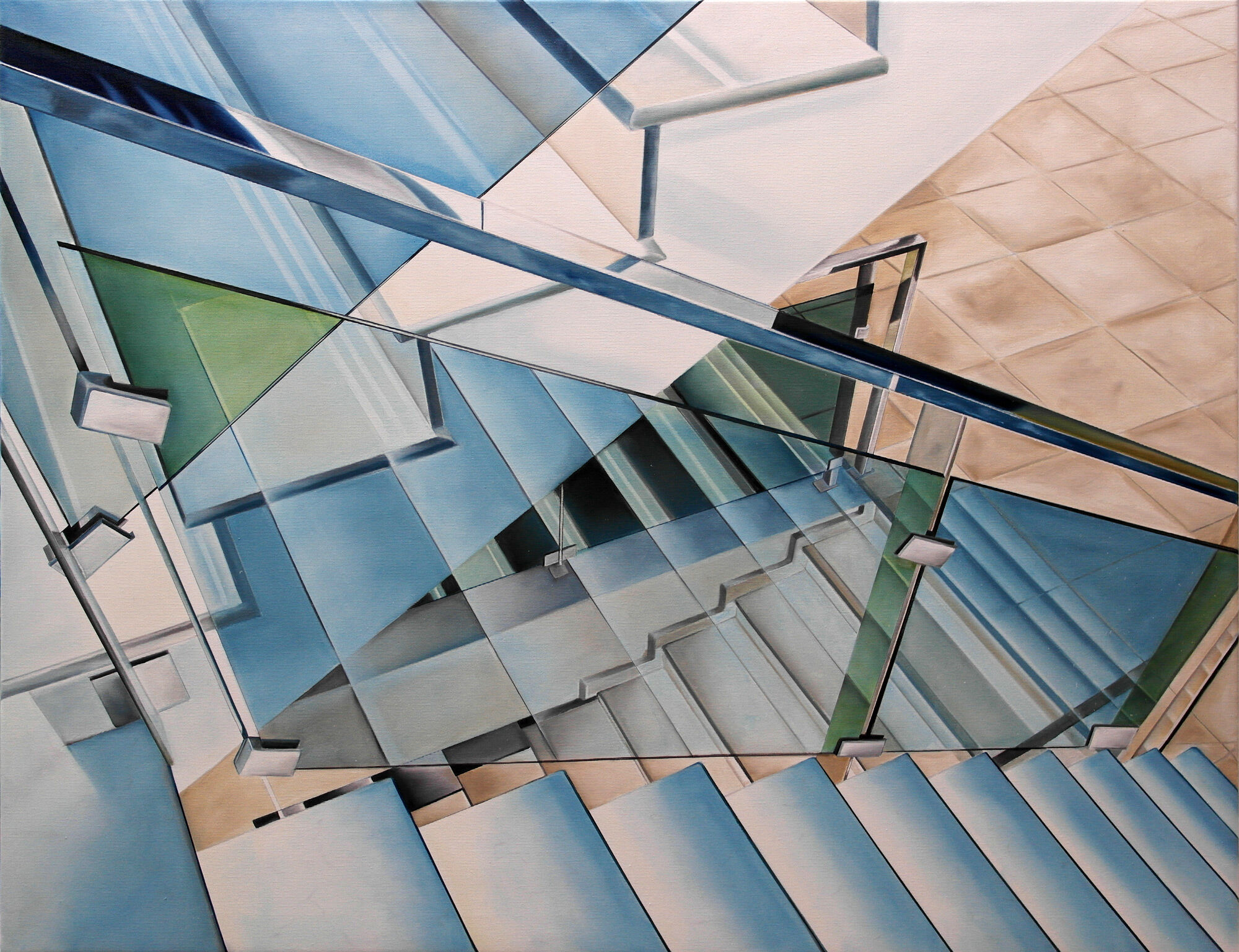 Picture "Staircase" (2019) (Unique piece) by Alex Krull