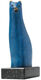Skulptur "Blaue Katze", Bronze von Falko Hamm