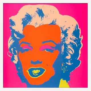 Obraz „Sunday B. Morning Marilyn Red, Beige, Pink, Ochre“