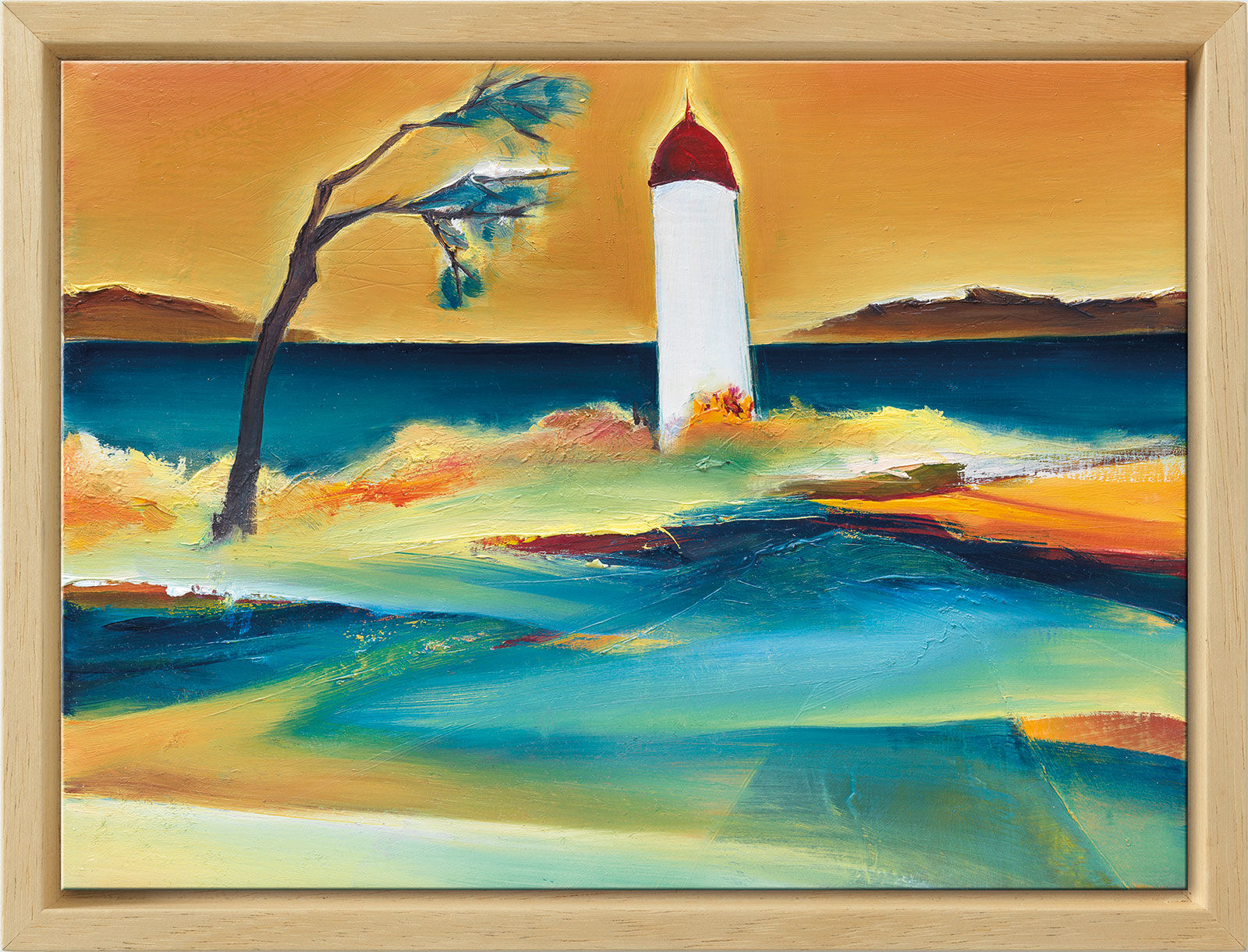 Bild "Nordische Impressionen I", gerahmt von Christin Lutze