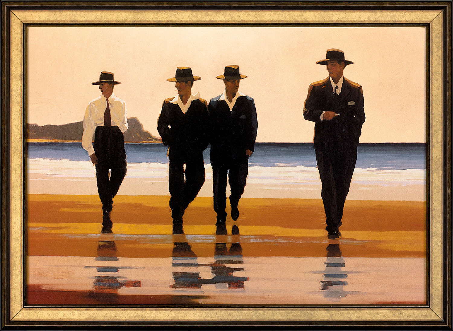Obraz "The Billy Boys", zarámováno od Jack Vettriano